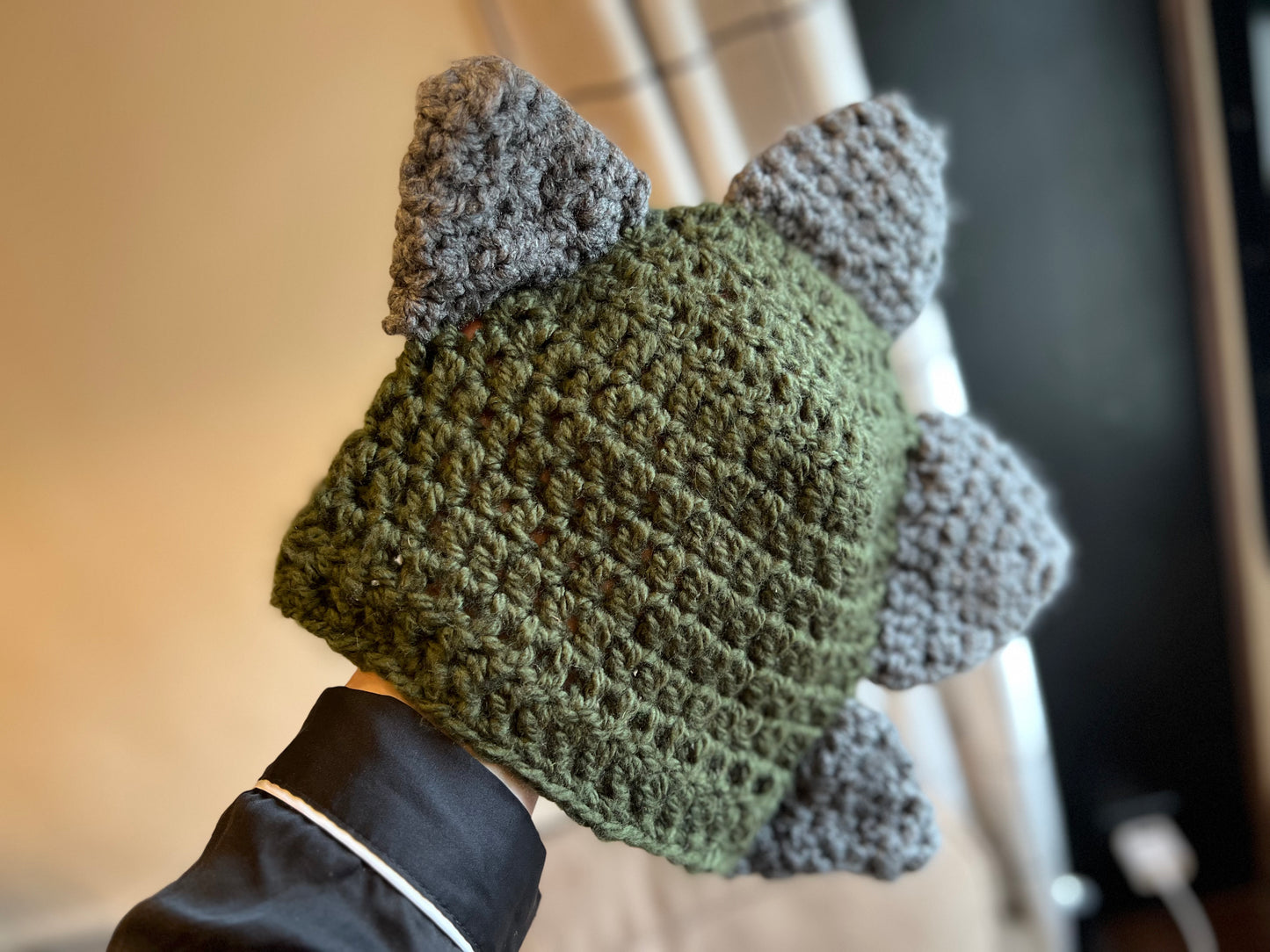 Dino Crochet Hat